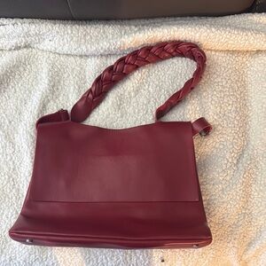 Elegant Burgundy Shoulder Bag